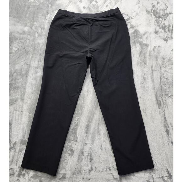 INC International Concepts Pants Womens 16 Black High Rise Slim Leg Office - Picture 2 of 12